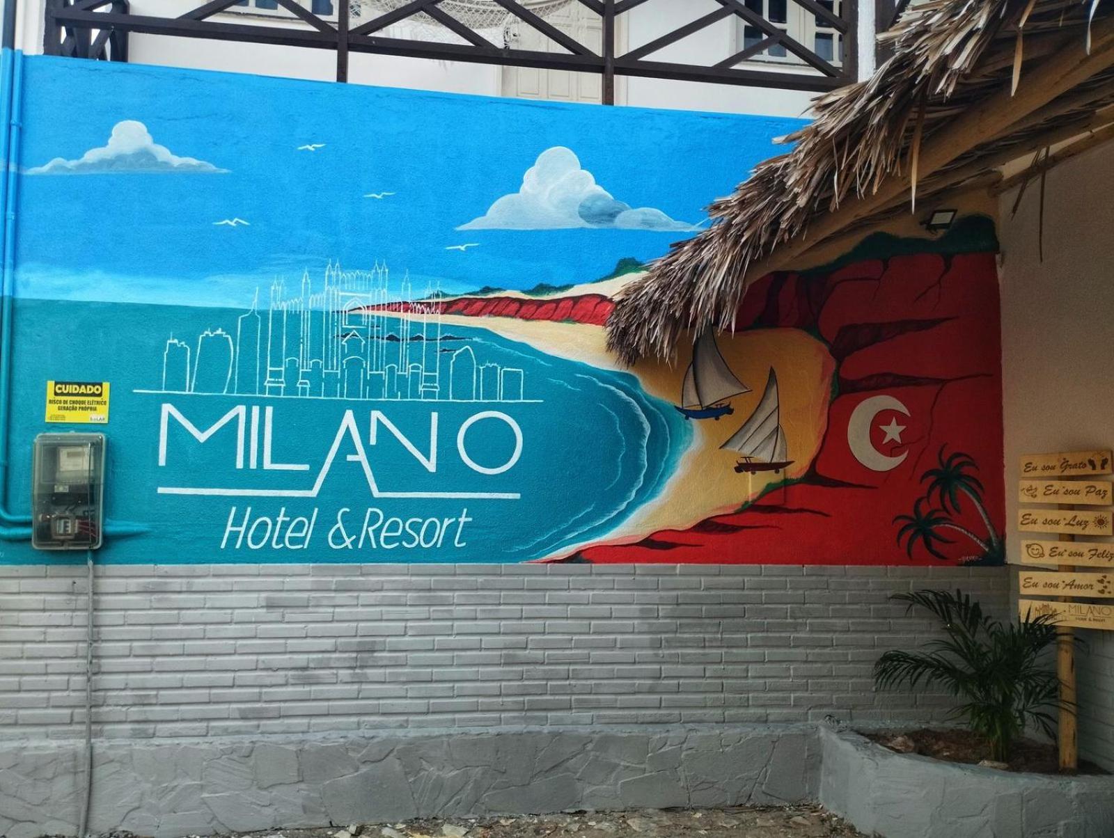 Milano Hotel Pousada Canoa Quebrada Eksteriør billede